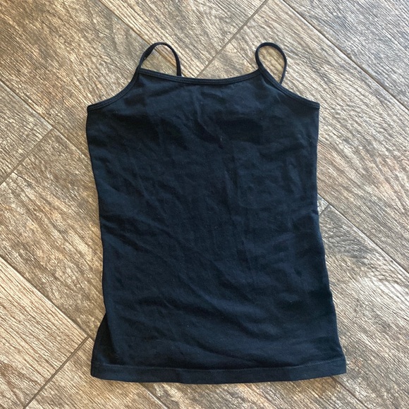 Cat and jack black spaghetti strap tank top